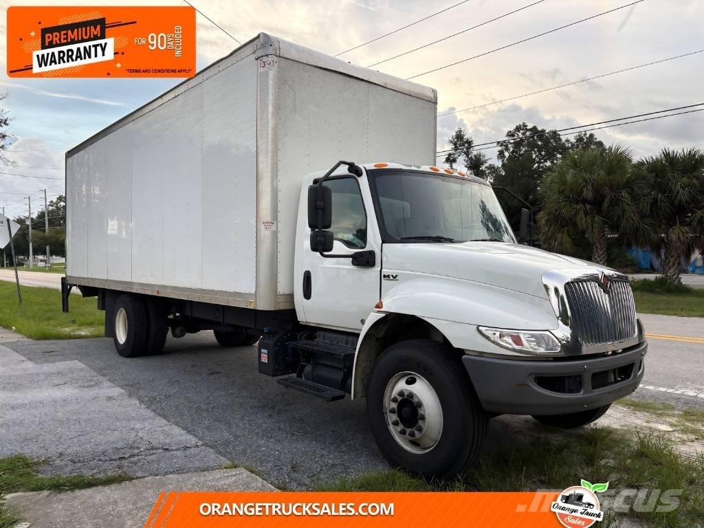 International MV607 شاحنات ذات هيكل صندوقي