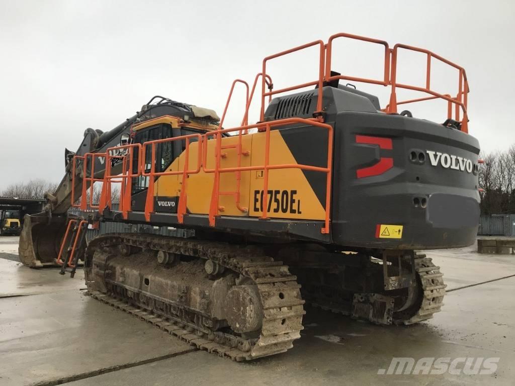 Volvo EC 750 E حفارات زحافة