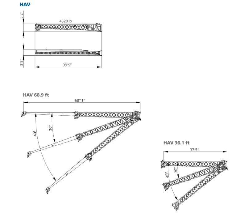 Demag AC 220-5 أجزاء ومعدات رافعات