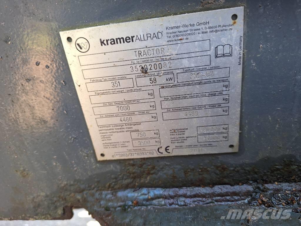 Kramer-allrad 780 لوادر بعجل