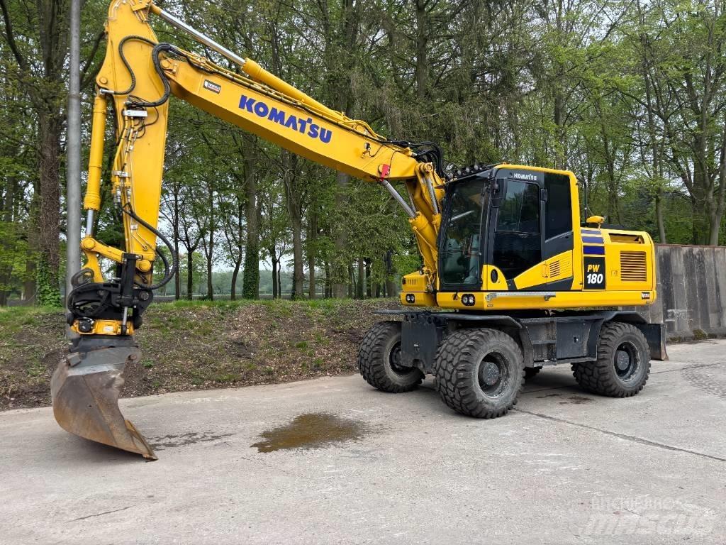 Komatsu PW180-11 حفارات بعجل