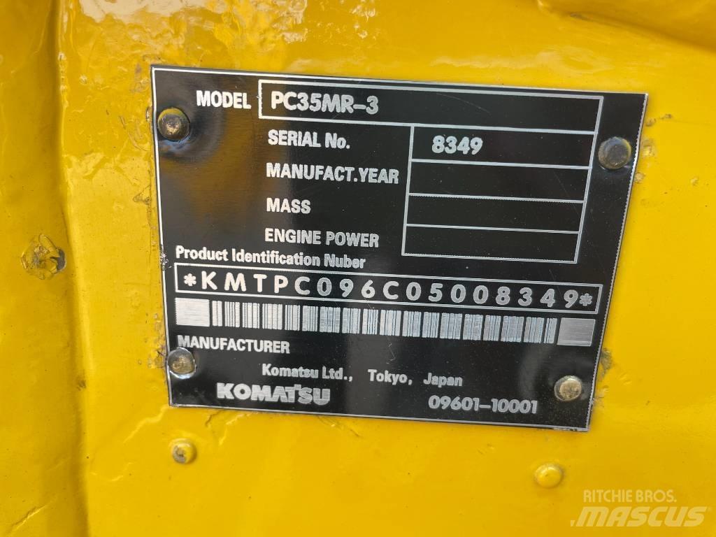 Komatsu PC 35 حفارات صغيرة أقل من 7 طن (حفارات صغيرة)