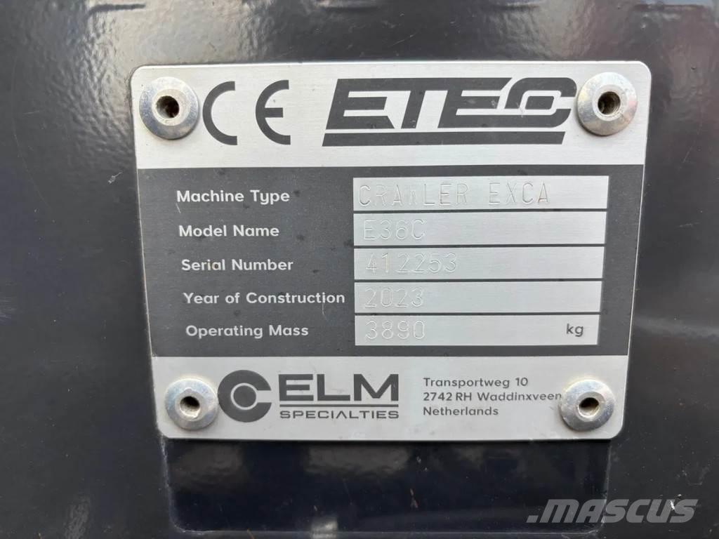 Etec E36C حفارات صغيرة أقل من 7 طن (حفارات صغيرة)
