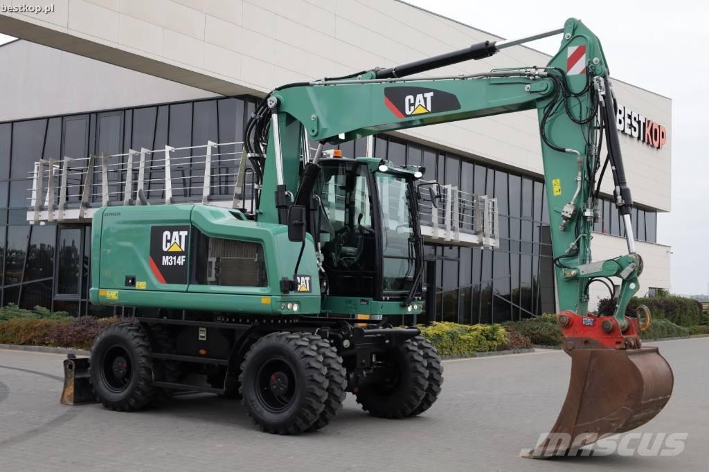 CAT M314F حفارات بعجل