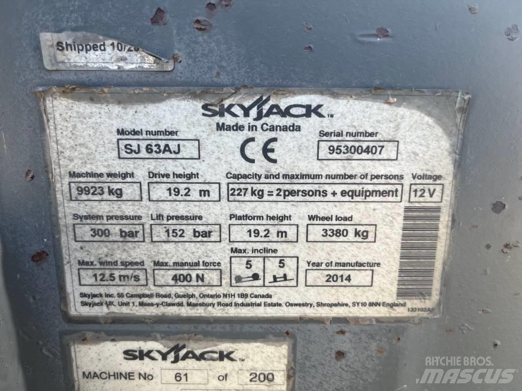 SkyJack SJ 63 AJ رافعات سلة مفصلية