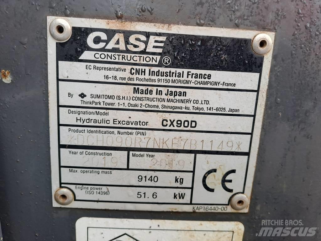 CASE CX 90 D حفارات وسط 7 طن - 12 طن