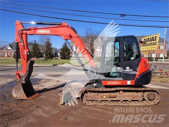 Kubota KX080-4 حفارات زحافة