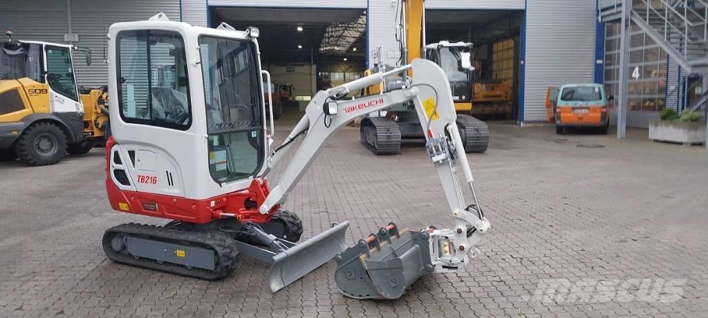 Takeuchi TB 216 A حفارات صغيرة أقل من 7 طن (حفارات صغيرة)