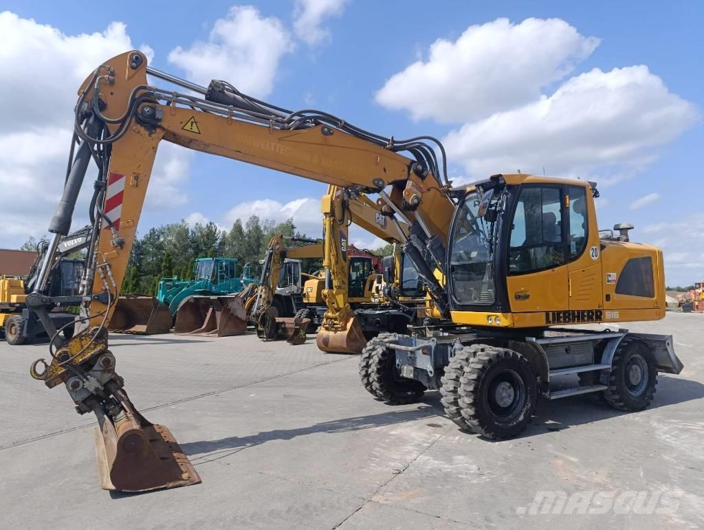 Liebherr A 916 حفارات بعجل