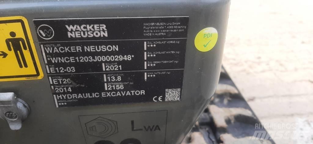 Wacker Neuson ET20 حفارات زحافة