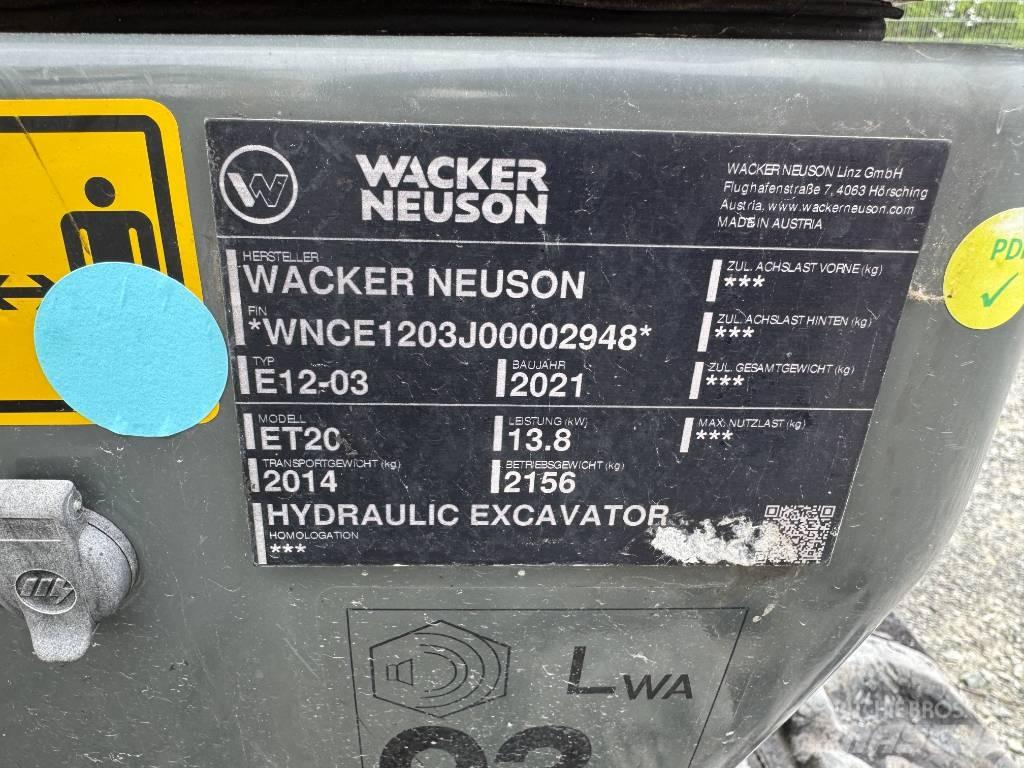 Wacker Neuson ET20 حفارات زحافة