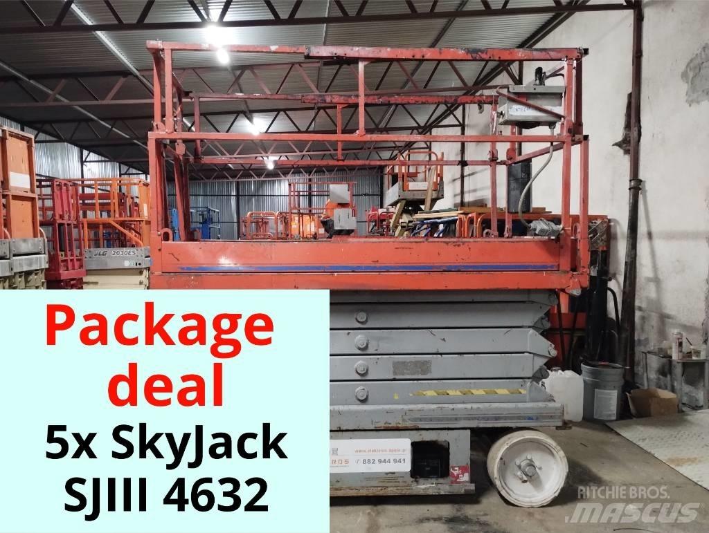 SkyJack SJ III 4632 رافعات مقصية الشكل
