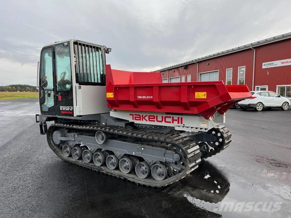 Takeuchi TCR 50 -2 عربات نقل قلابة مجنزرة