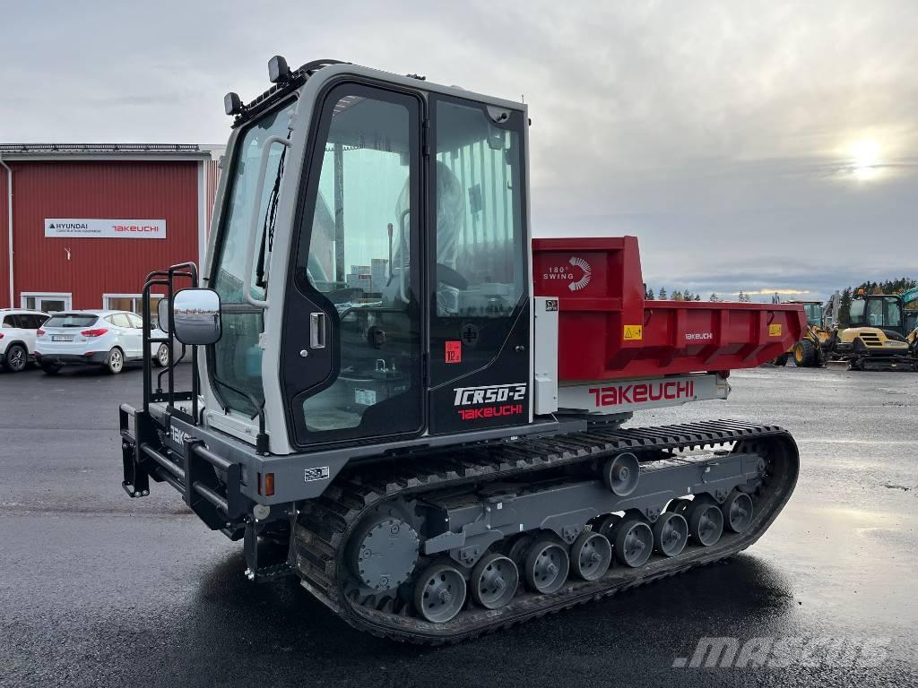 Takeuchi TCR 50 -2 عربات نقل قلابة مجنزرة