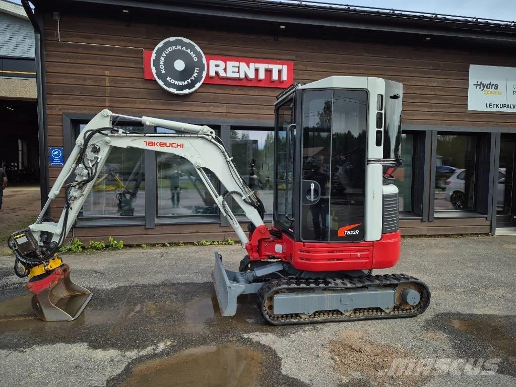 Takeuchi 23R حفارات صغيرة أقل من 7 طن (حفارات صغيرة)