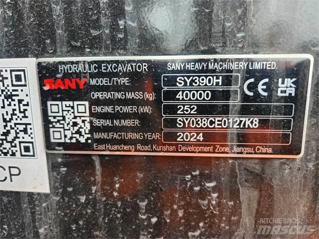 Sany SY390H حفارات زحافة