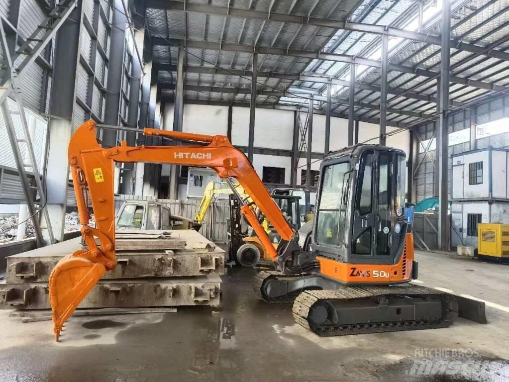 Hitachi zx50 حفارات صغيرة أقل من 7 طن (حفارات صغيرة)