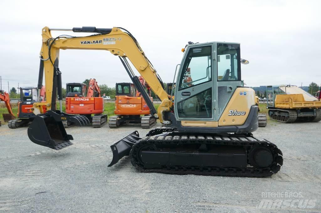 Yanmar SV 100-1 حفارات زحافة