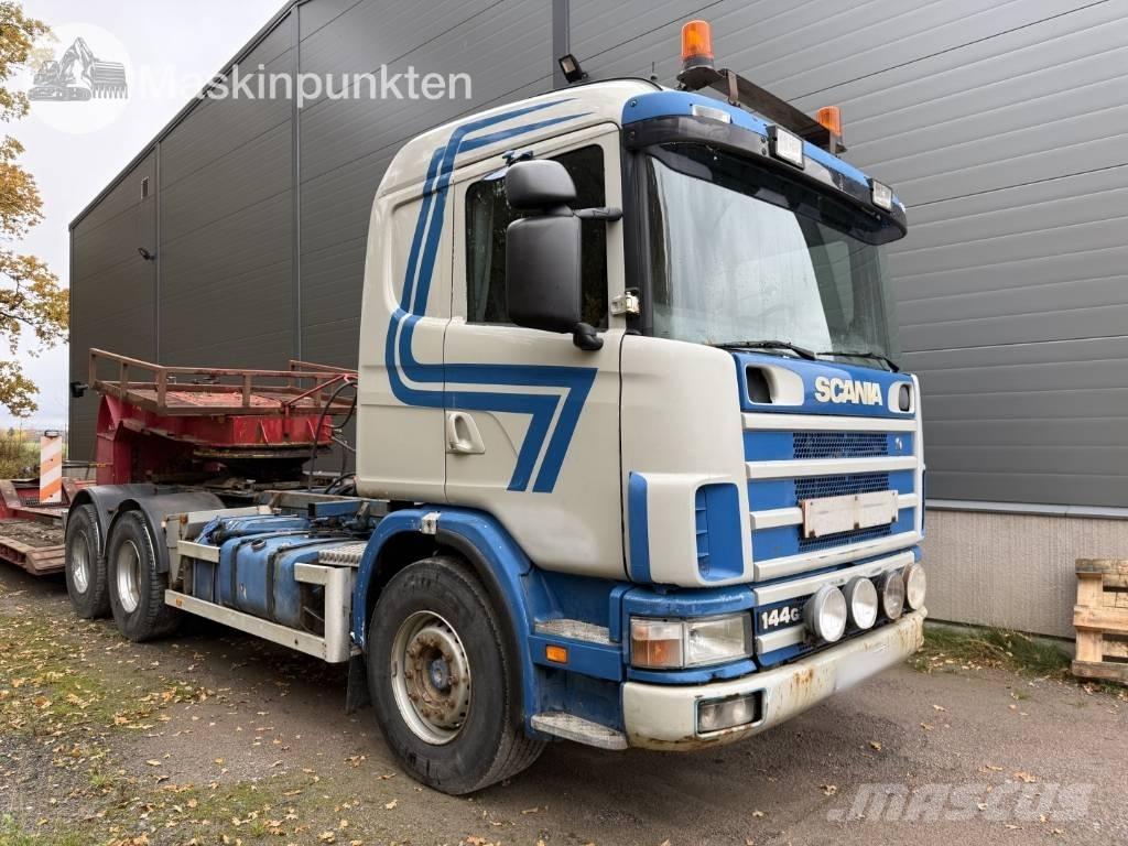 Scania R 144 GB شاحنات الرافعات الخطافية