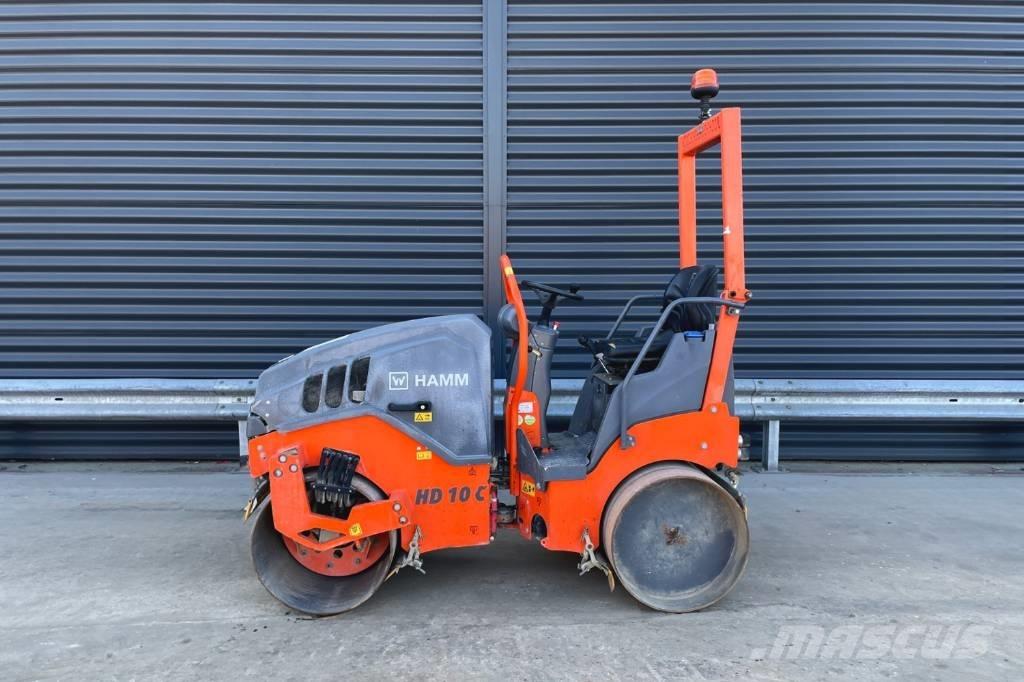 Hamm HD 10C VV مداحل ثنائية الاسطوانة