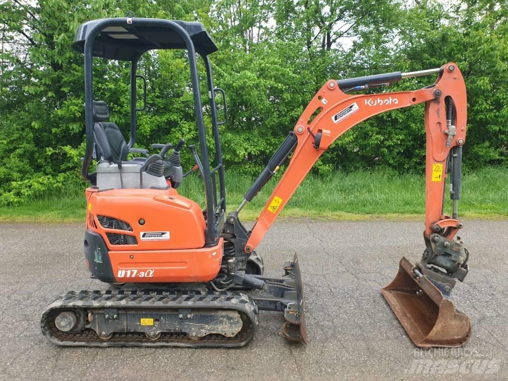 Kubota U 17-3a حفارات صغيرة أقل من 7 طن (حفارات صغيرة)