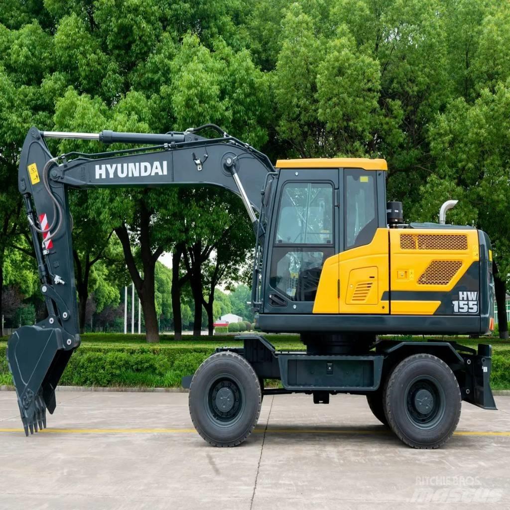 Hyundai HW155 حفارات بعجل