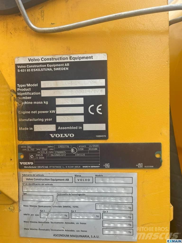 Volvo L 70 H لوادر بعجل