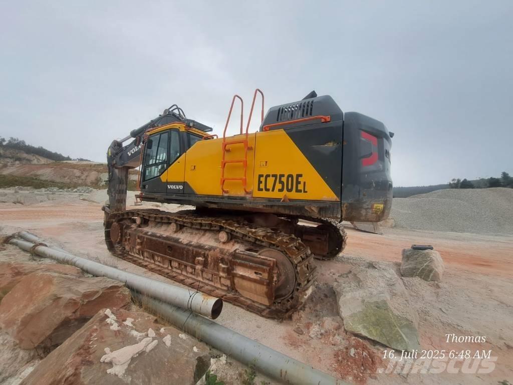 Volvo EC750EL حفارات زحافة