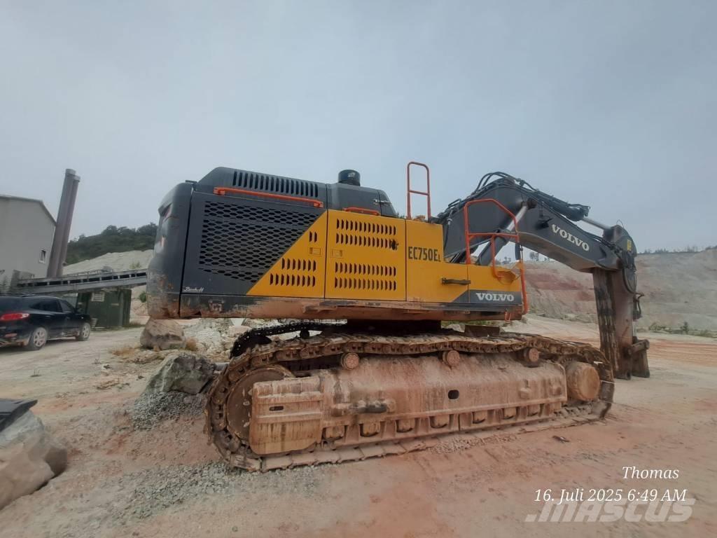 Volvo EC750EL حفارات زحافة