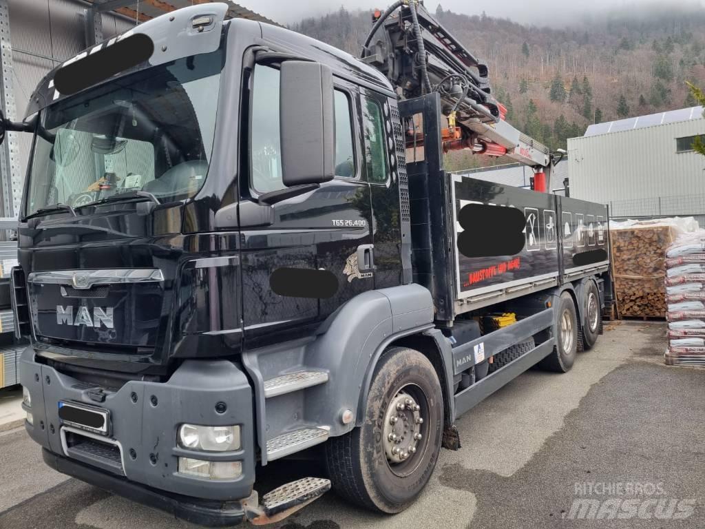 MAN TGS 26.400 شاحنات الرافعات