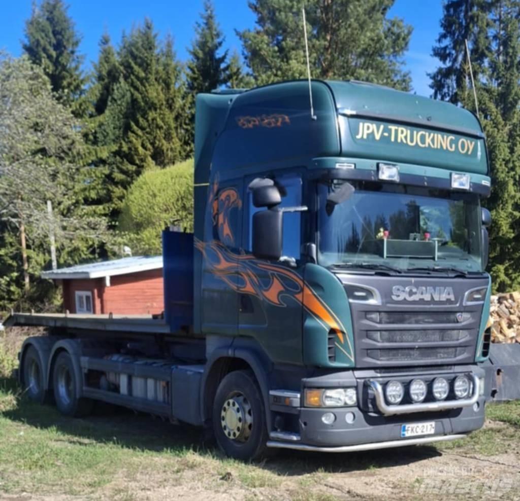 Scania R 560 شاحنات الرافعات الخطافية