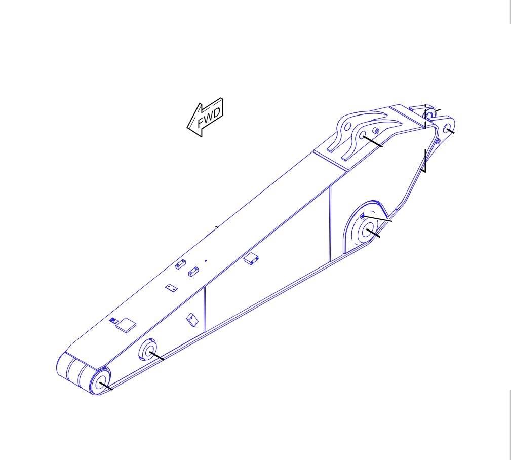 CAT 329 D أذرع الغطاس