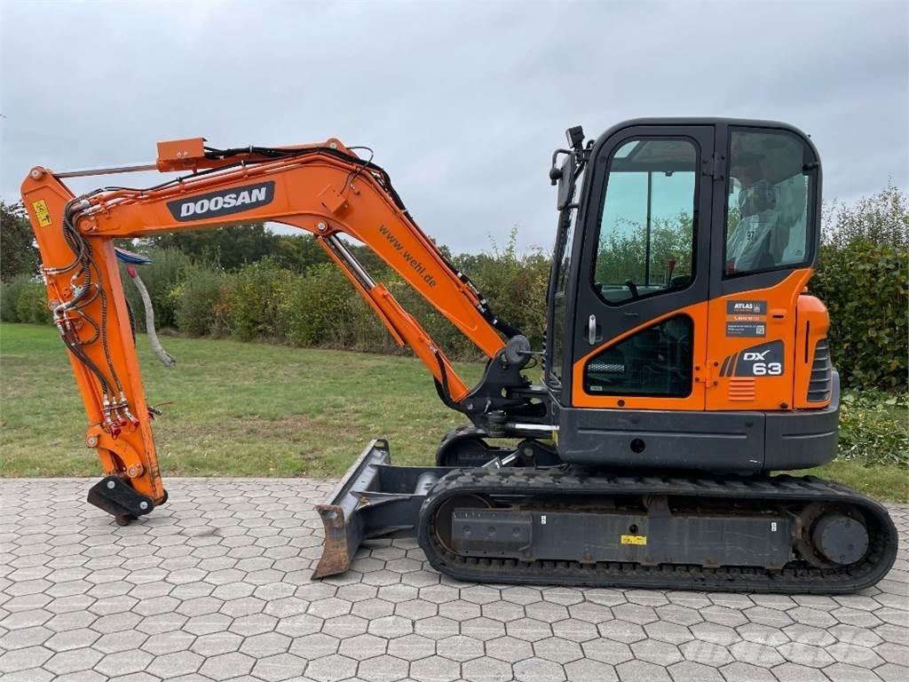 Doosan DX63-3 حفارات صغيرة أقل من 7 طن (حفارات صغيرة)