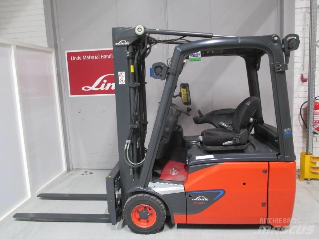 Linde E16 شاحنات ذات رافعات شوكية تعمل بالكهرباء