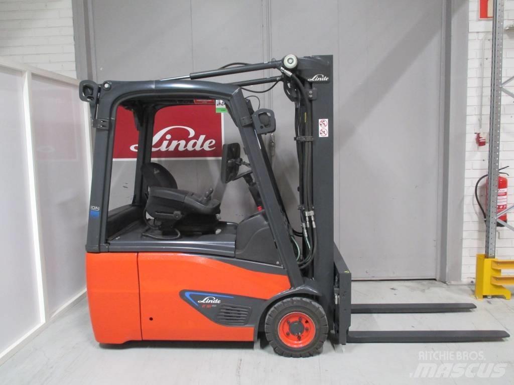 Linde E16 شاحنات ذات رافعات شوكية تعمل بالكهرباء