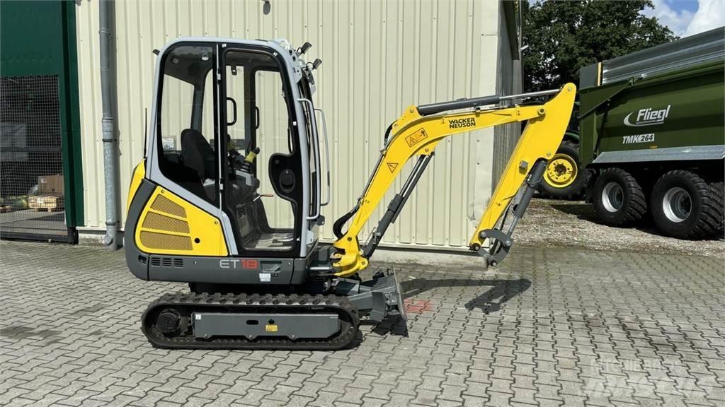 Wacker ET 18 حفارات صغيرة أقل من 7 طن (حفارات صغيرة)