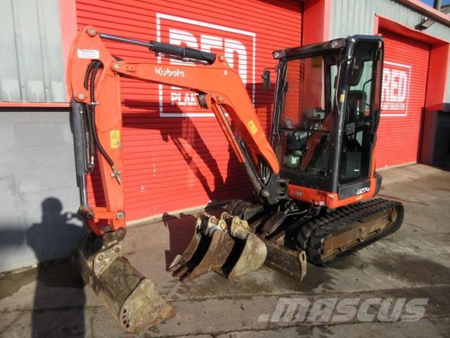 Kubota U 27-4 حفارات صغيرة أقل من 7 طن (حفارات صغيرة)