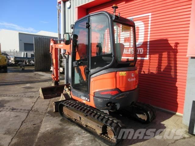 Kubota U 27-4 حفارات صغيرة أقل من 7 طن (حفارات صغيرة)