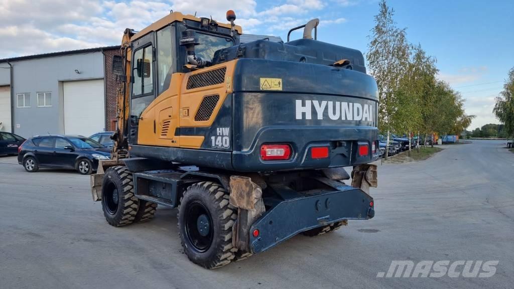 Hyundai HW 140 حفارات بعجل