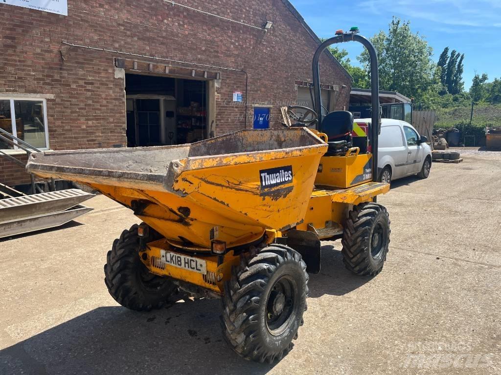 Thwaites 3 tonne عربات نقل قلابة للمواقع