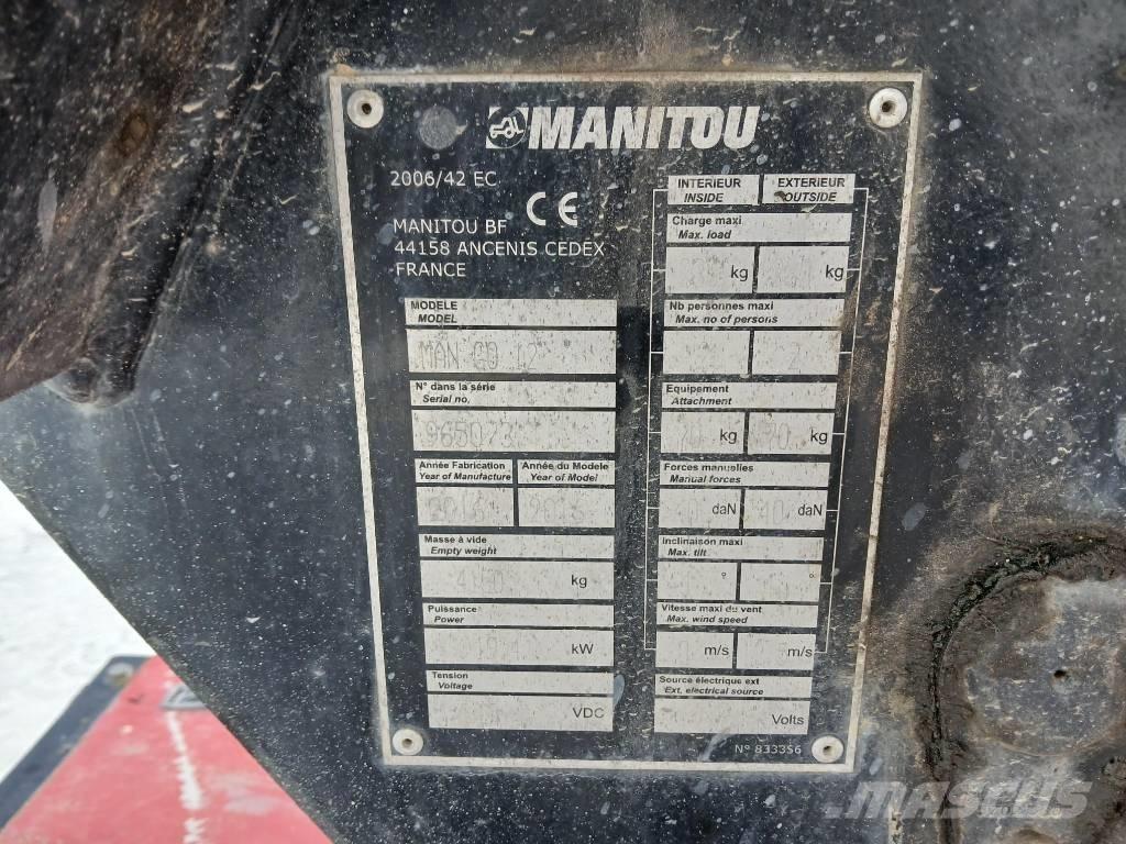 Manitou ManGo 12 رافعات سلة مفصلية