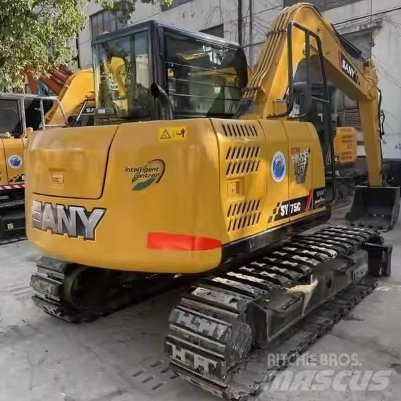 Sany SY 75 C حفارات زحافة