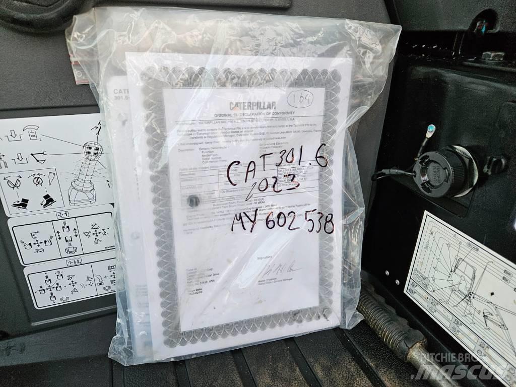 CAT 301.6 حفارات صغيرة أقل من 7 طن (حفارات صغيرة)