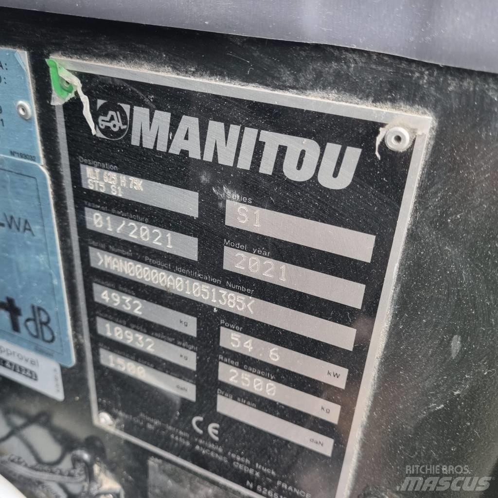 Manitou MLT 625-75 H مناولات متداخلة