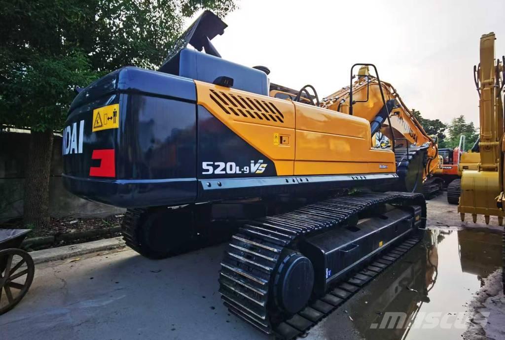 Hyundai r520L-9VS حفارات زحافة