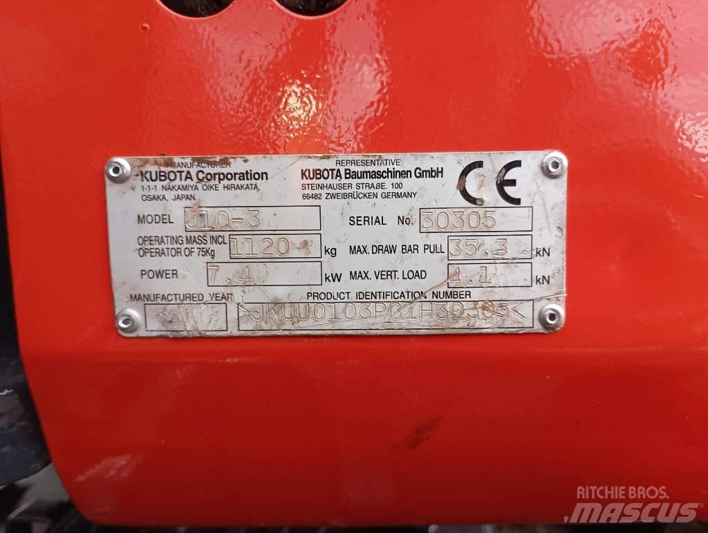 Kubota U 10 حفارات صغيرة أقل من 7 طن (حفارات صغيرة)