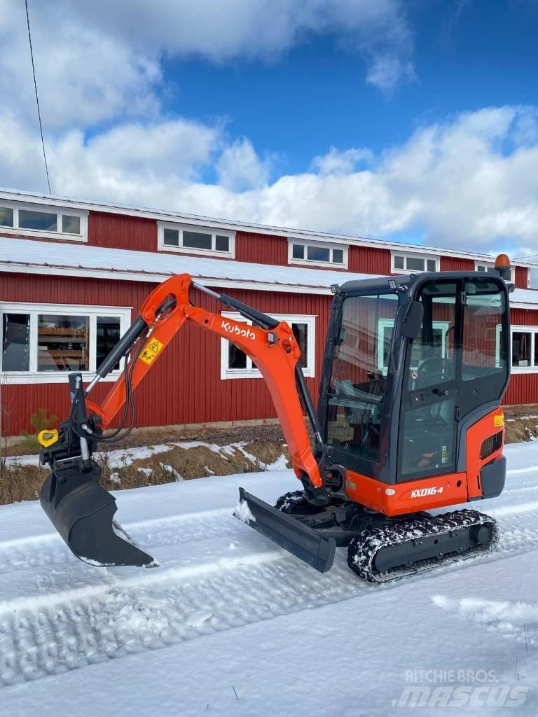 Kubota KX016-4 حفارات صغيرة أقل من 7 طن (حفارات صغيرة)