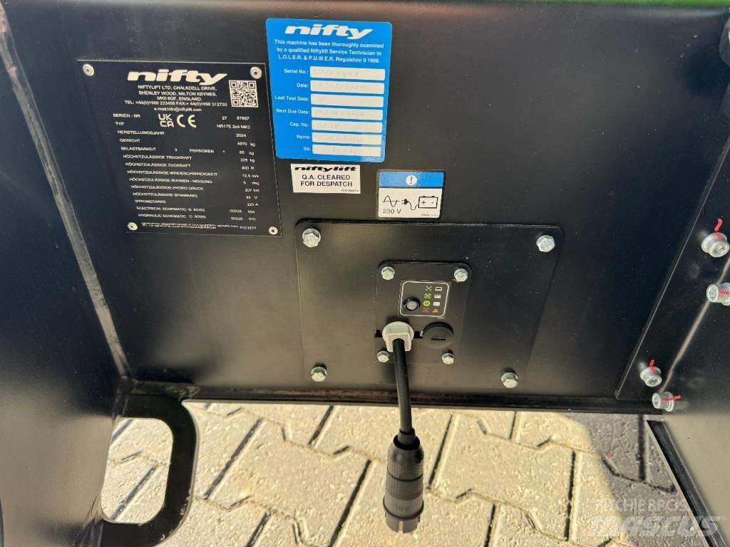 Niftylift HR 17 E رافعات سلة مفصلية