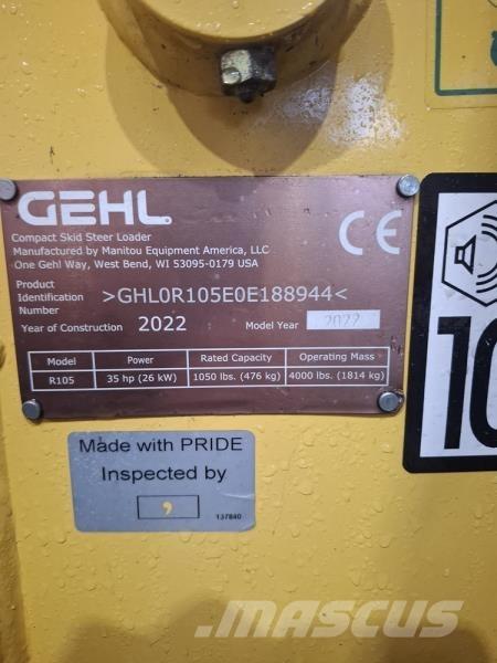 Gehl GELH R105 لوادر انزلاقية التوجيه
