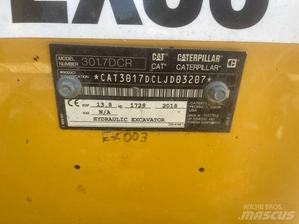 CAT 301.7 CR حفارات صغيرة أقل من 7 طن (حفارات صغيرة)